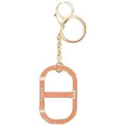 Sleutelhanger Twin Set Portachiavi In Metallo Con Oval T E Moschettone