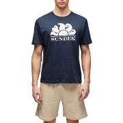 T-shirt Korte Mouw Sundek New Simeon Logo