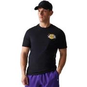 T-shirt Korte Mouw New-Era Nba Photogrphc Print Reg Tee Loslak Blk