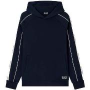 Trainingsjack Ea7 Emporio Armani Logo Series Tape Overhead Hoodie Navy