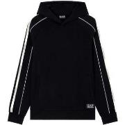 Trainingsjack Ea7 Emporio Armani Logo Series Tape Overhead Hoodie Blac...