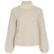 Trui Vila Noos Lory High Knit - Eggnog