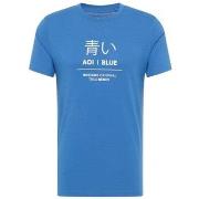 T-shirt Korte Mouw Mustang Alex C Print