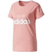 T-shirt Korte Mouw adidas Ess Linear Tee