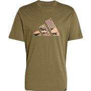T-shirt Korte Mouw adidas Camo Logo