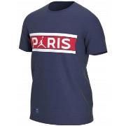 T-shirt Korte Mouw Nike X Paris Saintgermain Psg Wordmark