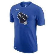 T-shirt Korte Mouw Nike Nba Milwaukee Bucks City Edition Logo Dri-fit