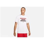 T-shirt Korte Mouw Nike Dri-fit Basketball Before Breakfast