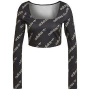 T-shirt Korte Mouw adidas Ls Cr Top