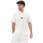 Polo Shirt Korte Mouw adidas Polo manches courtes Z.N.E. Premium blanc