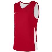 Top Nike Débardeur Team Basketball Réversible Rouge et Blanc