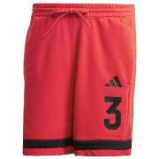 Korte Broek adidas Shorts Essentiels Saisonniers Rouge