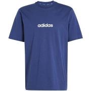 T-shirt adidas M Lin Sj T Dkblue/White