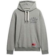 Sweater Superdry Sweat à capuche Track Field gris