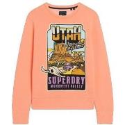 Sweater Superdry Sweatshirt orange ample unisexe