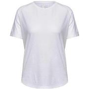 T-shirt Korte Mouw hummel T-shirt Vanja blanc