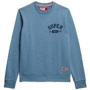 Sweater Superdry Sweat-shirt Athletic bleu