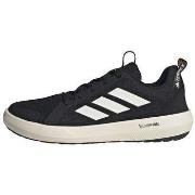 Lage Sneakers adidas Baskets en cuir bleu