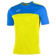 T-shirt Korte Mouw Joma T-shirt Winner Jaune