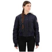 Windjack Superdry Blouson à capuche bleu marine femme
