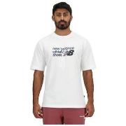 T-shirt Korte Mouw New Balance T-shirt New Balance manches courtes col...