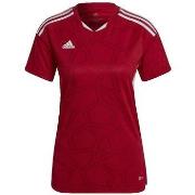 T-shirt Korte Mouw adidas T-shirt Condivo 22 slim fit rouge