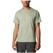 T-shirt Korte Mouw Columbia T-shirt Rapid Ridge II Kaki