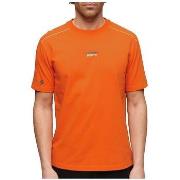 T-shirt Korte Mouw Superdry T-shirt Sport Tech Logo orange