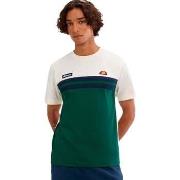 T-shirt Korte Mouw Ellesse Venire T-Shirt Off White/Dark Green