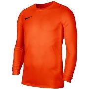 T-Shirt Lange Mouw Nike T-shirt Park VII Dri-FIT orange
