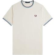 T-shirt Korte Mouw Fred Perry Fp Twin Tipped T-Shirt