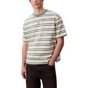 T-shirt Korte Mouw Calvin Klein Jeans SS HVYWT STRIPE JERS LV04RC235G