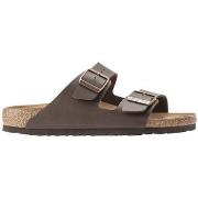 Slippers BIRKENSTOCK Arizona Birko-Flor Dark Brown (Women's)