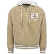 Fleece Jack Enos Oversized Baseball Jacket Teddy Jas