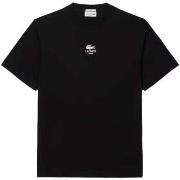 T-shirt Korte Mouw Lacoste Signature Small Crocodile Print Cotton T-Sh...