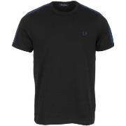 T-shirt Korte Mouw Fred Perry Mesh Taped Ringer