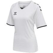T-shirt Korte Mouw hummel T-shirt Core Volley Blanc