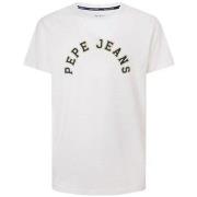 T-shirt Korte Mouw Pepe jeans WESTEND TEE FUTURE ECRU