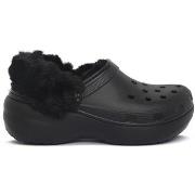 Klompen Crocs Classic Platform Fuzz Lined