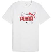 T-shirt Korte Mouw Puma Ess Logo Lab Summer