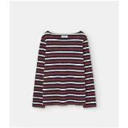 T-Shirt Lange Mouw Loreak Mendian Loreak Isuntza Tshirt Stripes