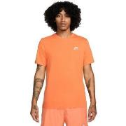 T-shirt Korte Mouw Nike T-shirt Sportswear Club orange