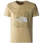 T-shirt Korte Mouw The North Face T-shirt The North Face Beige