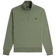 Sweater Fred Perry Half Zip Sweatshirt Laurel Wreath Green/Black