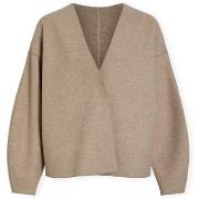 Mantel Vila Noos Juice Loose Jacket - Natural Melange