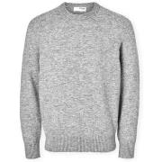 Trui Selected Noos Rai Knit - Light Grey Melange