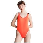 Badpak Calvin Klein Jeans Maillot de bain une pièce rouge