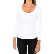 T-Shirt Lange Mouw Intimidea 210397-BIANCO