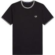 T-shirt Korte Mouw Fred Perry Fp Twin Tipped T-Shirt