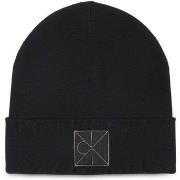 Muts Calvin Klein Jeans Emblem Patch Fine Rib Beanie
